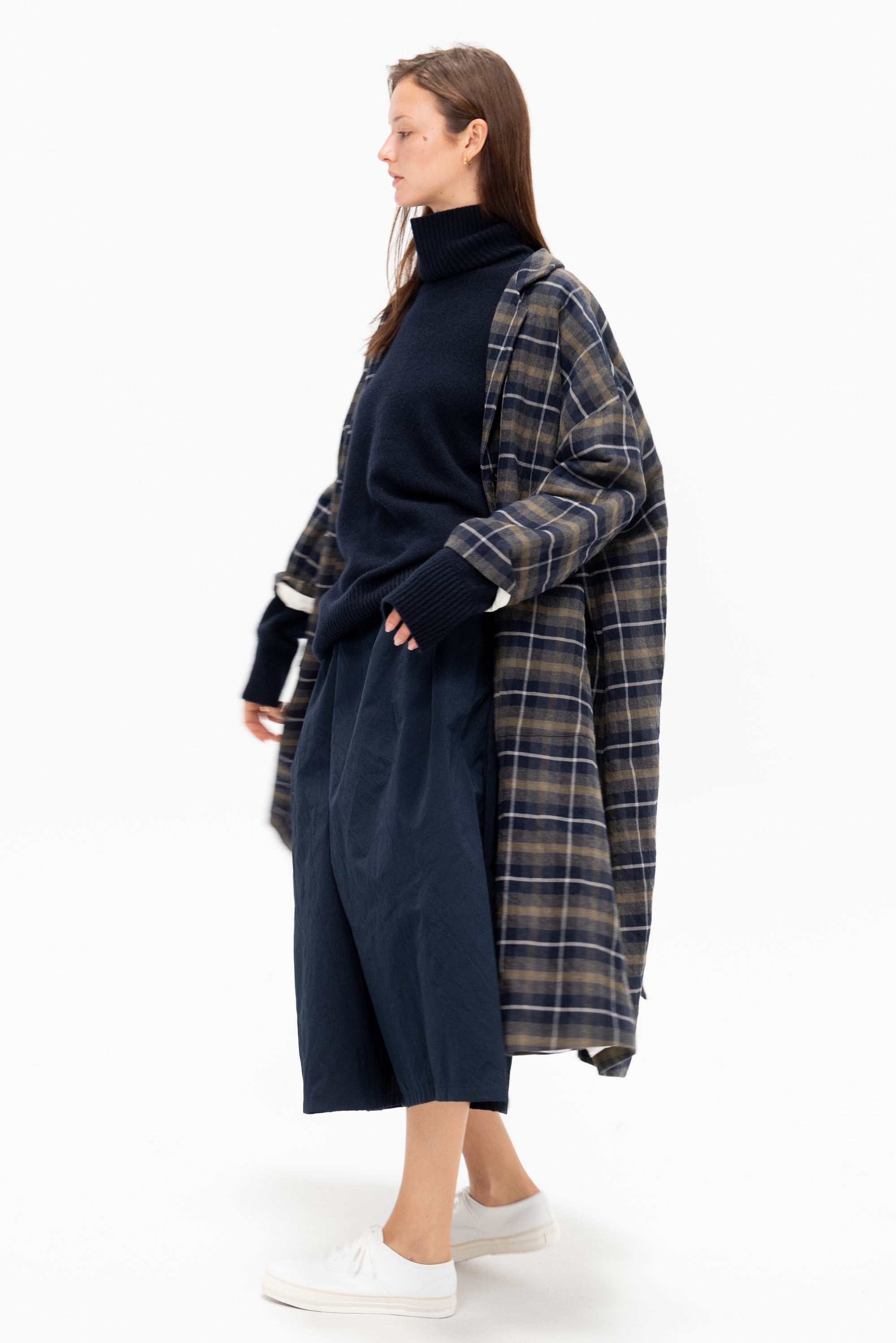 Plaid Coat, Anthracite