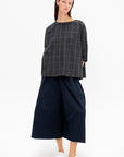 Plaid Cotton Shirt, Anthracite