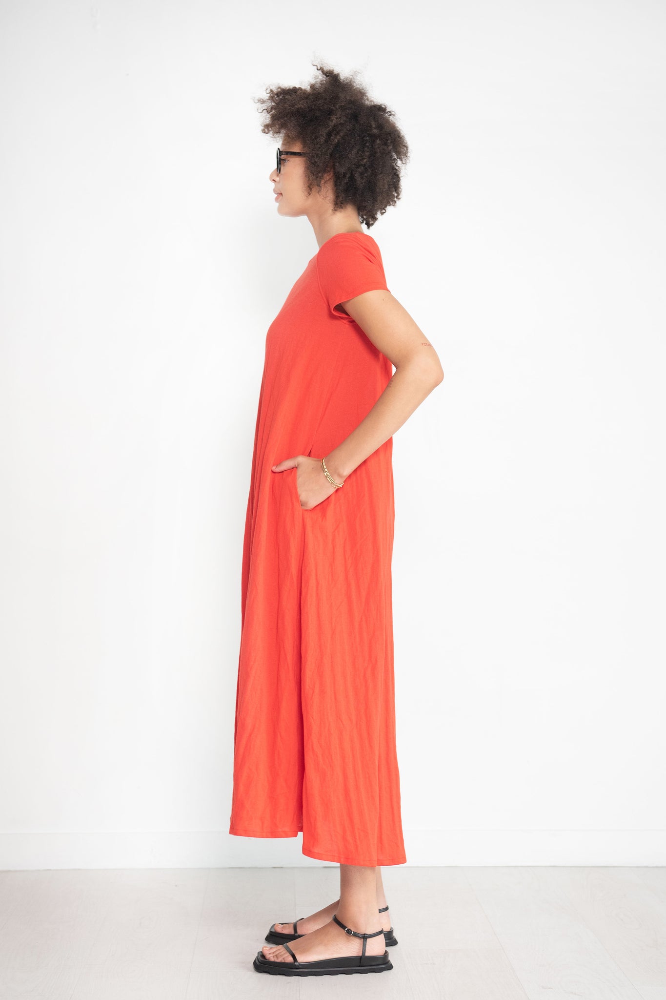 APUNTOB - Jersey Dress, Poppy