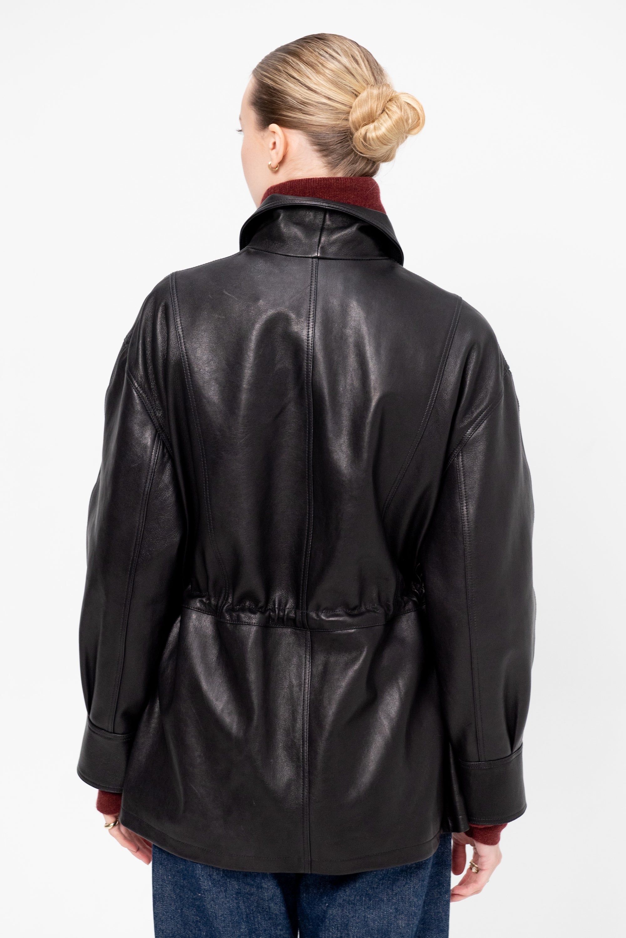 Maeve - Leather Jacket, Black