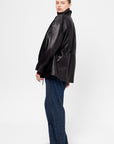 Maeve - Leather Jacket, Black