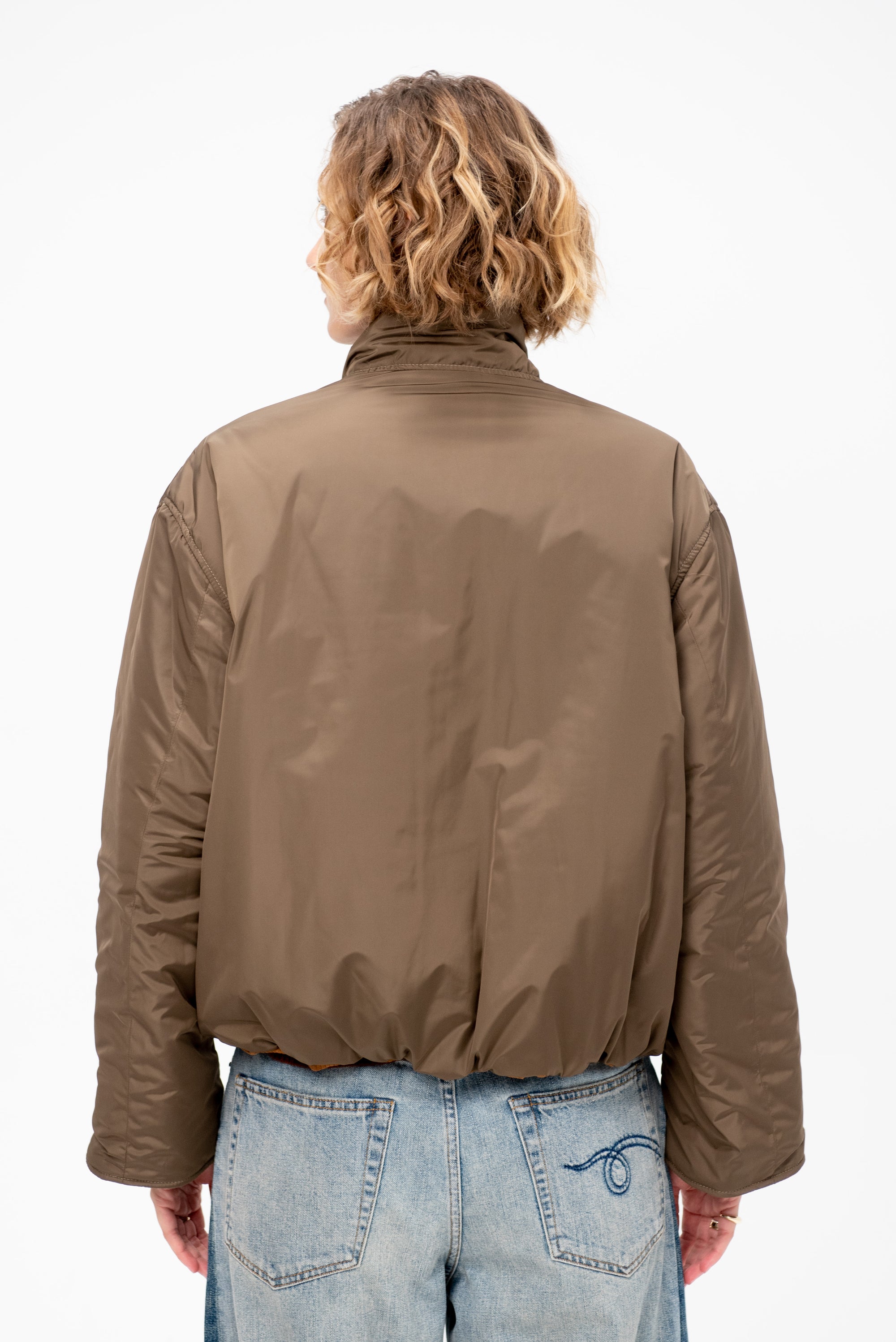 Gary - Corduroy Suede Reversible Jacket, Whiskey
