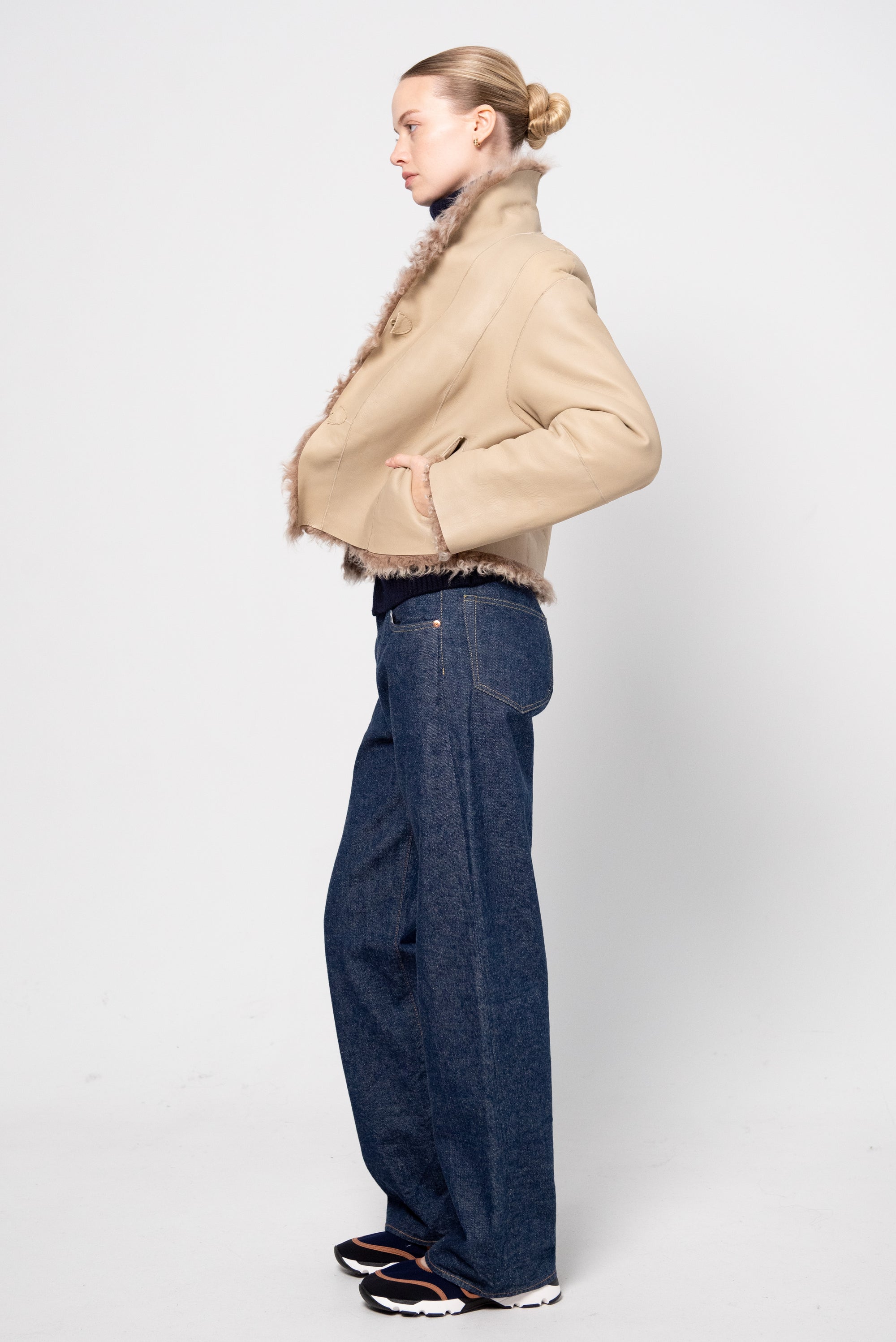 Mooney - Shearling Jacket, Hazel