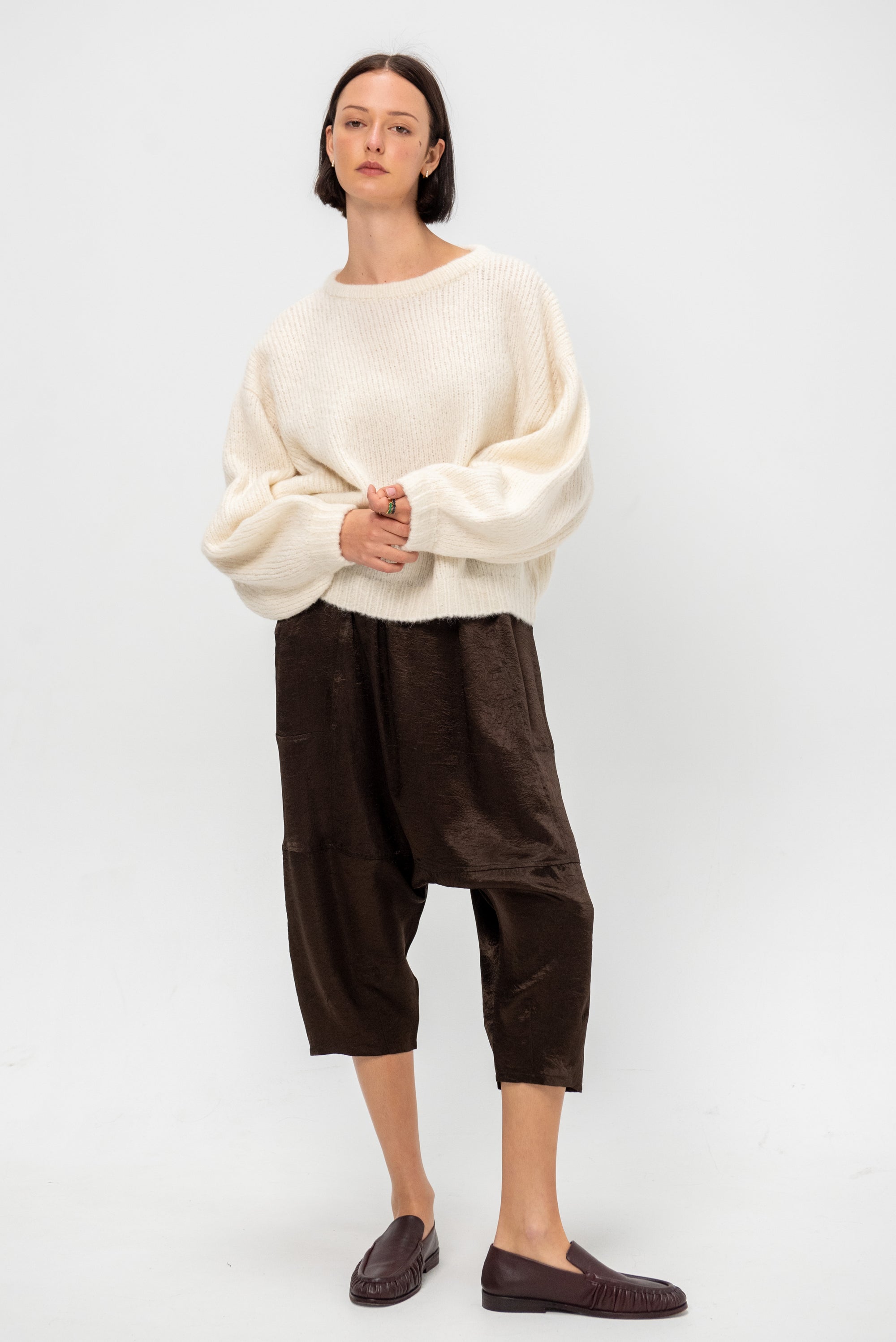 Balloon Sleeve Sweater