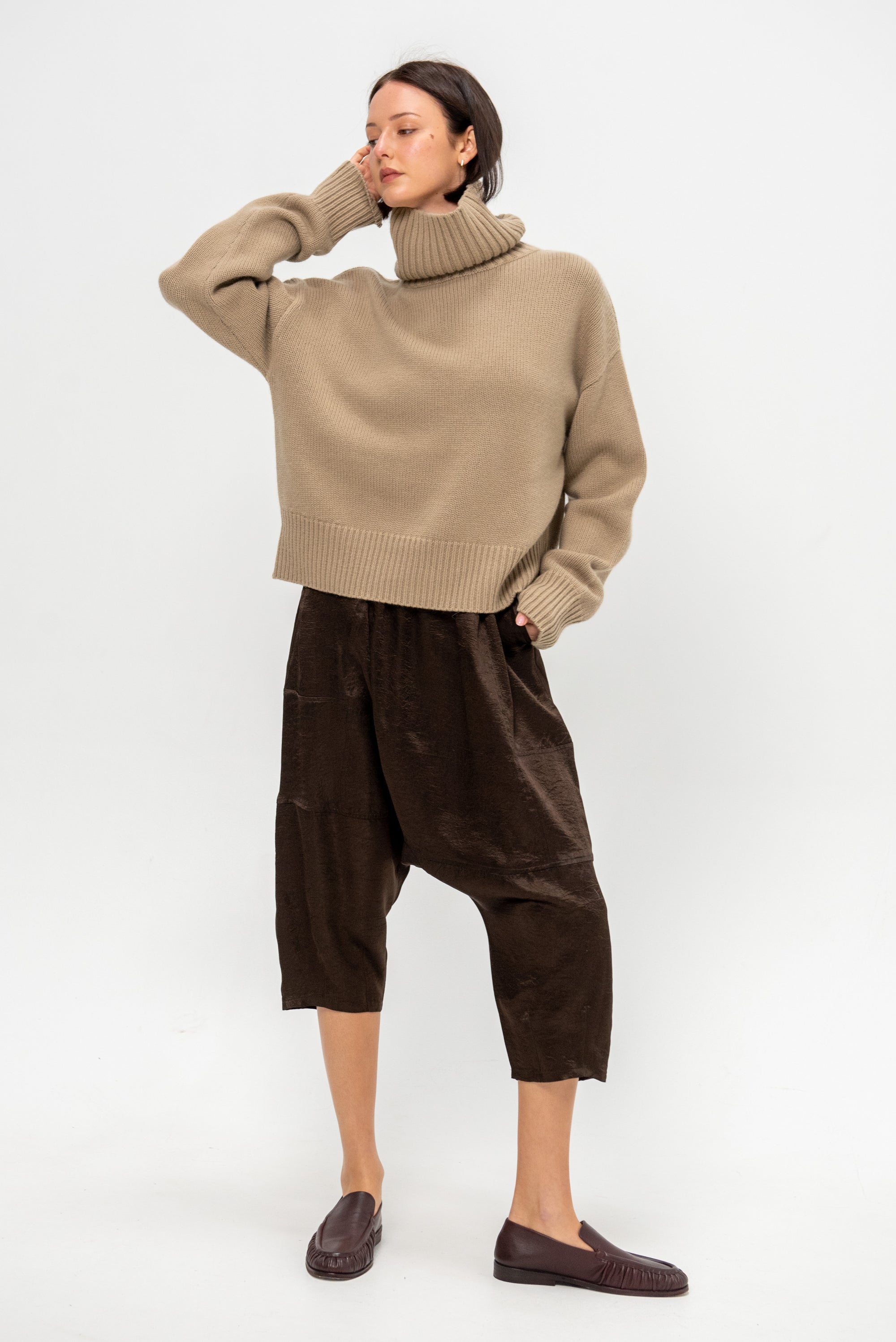 Kiko Pant Satin, Espresso