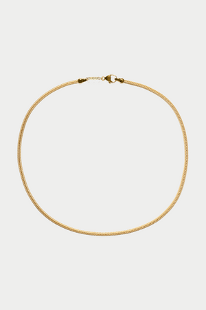 AZLEE - Divine Woven Chain, Yellow Gold