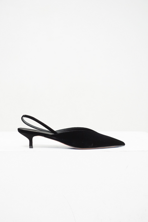 NEOUS - Irena Velvet Slingback, Black