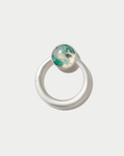 Musgrave Inlay Lock - Blue Mist Chrysocolla, Silver