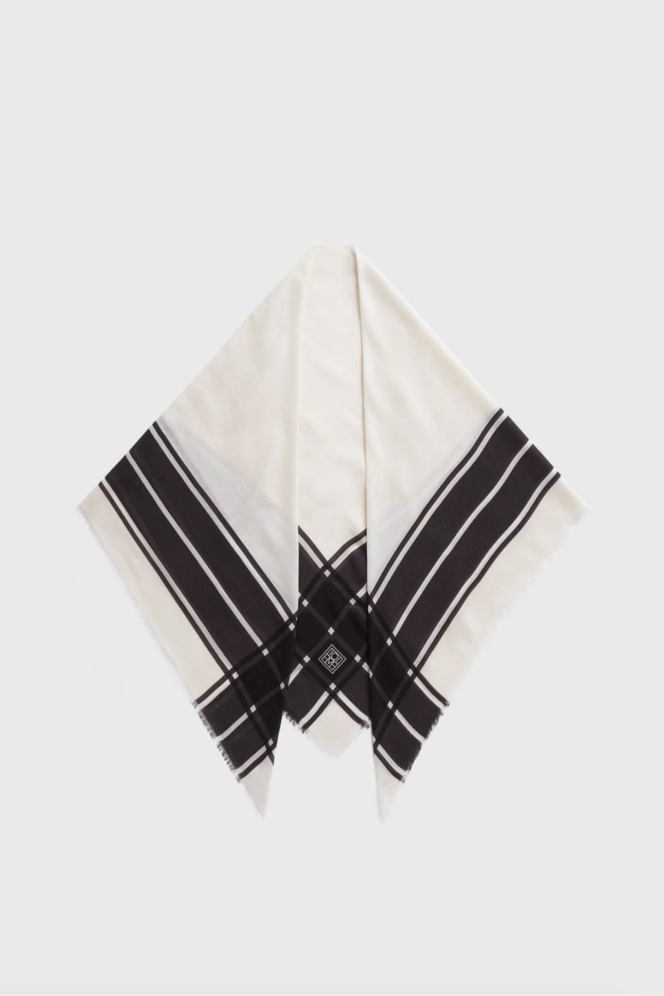 TOTEME - Wool Silk Blanket Scarf, Black