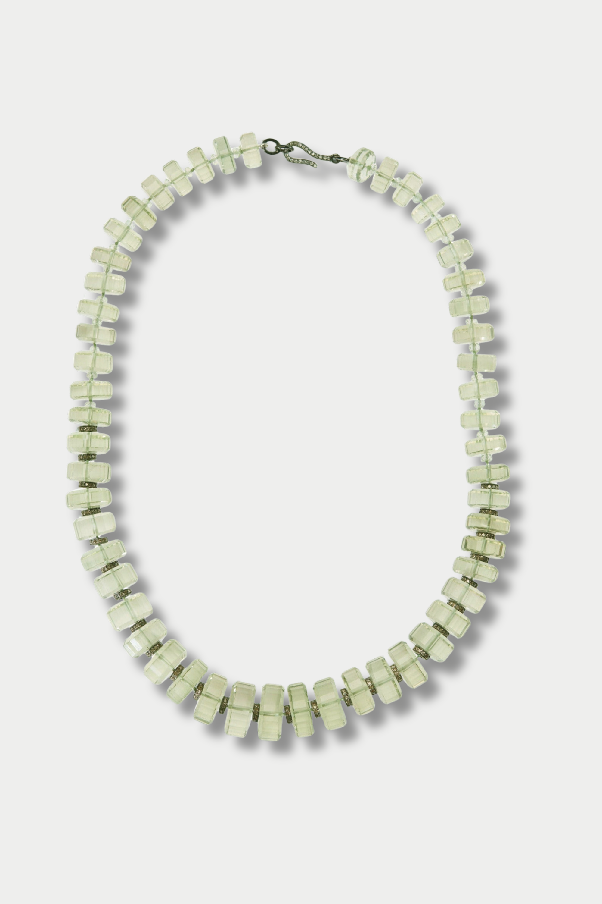 Aura Necklace, Green Amethyst