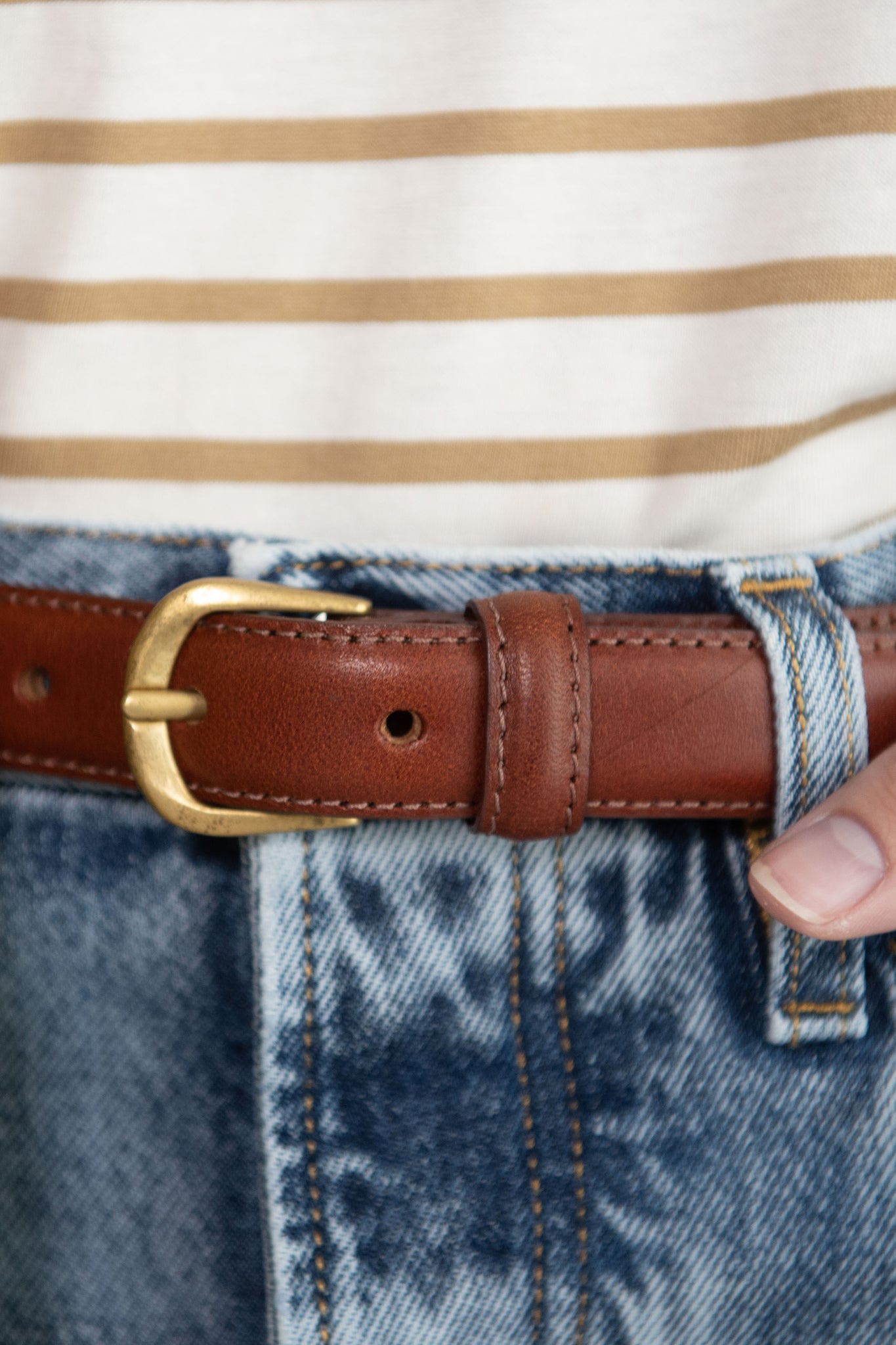 Janessa Leoné - Belt-07, Cognac