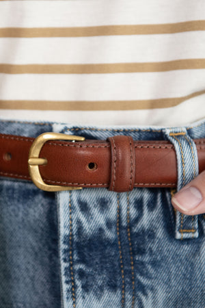 Janessa Leoné - Belt-07, Cognac