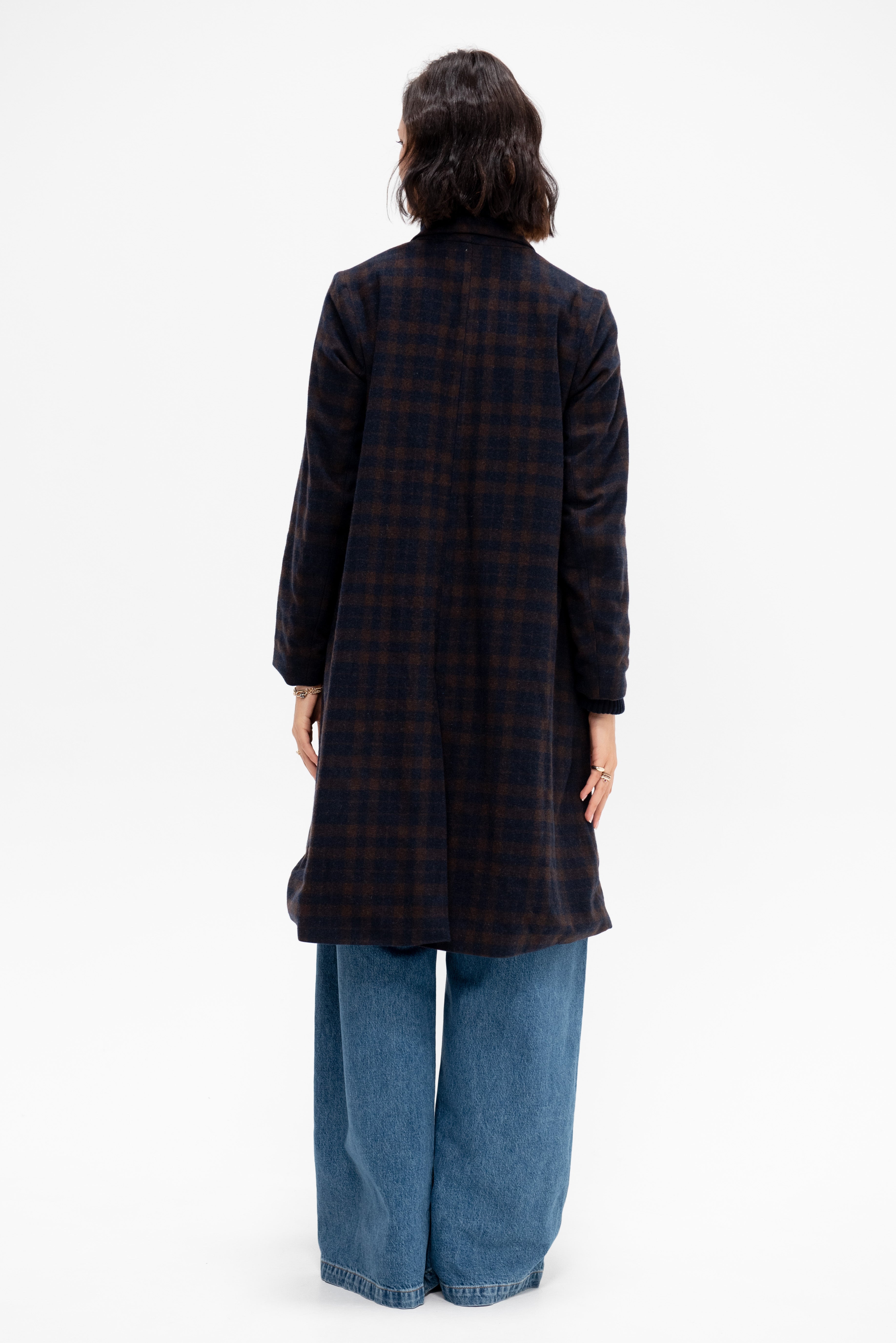Bergfabel Farmer Coat, Plaid – Kick Pleat