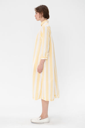 BERGFABEL - Shirt Dress, Big Yellow Stripe
