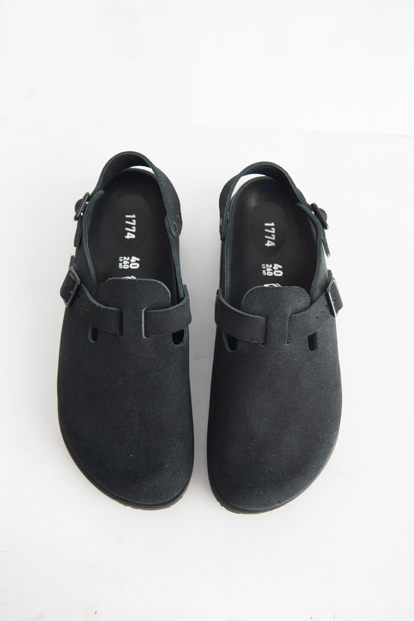 BIRKENSTOCK 1774 - Tokio Napa Slingback Clogs, Black