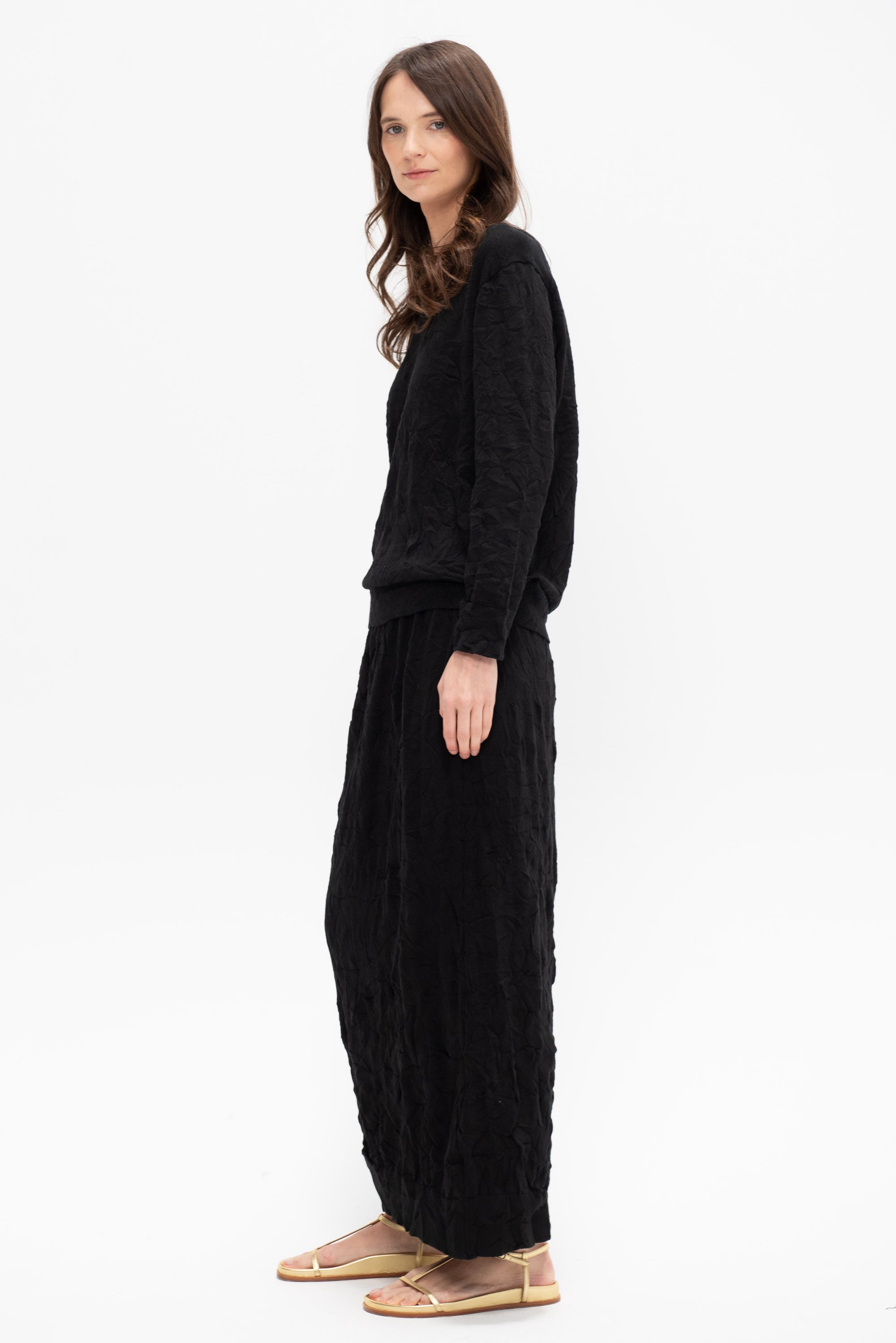 Crinkle Knit Skirt