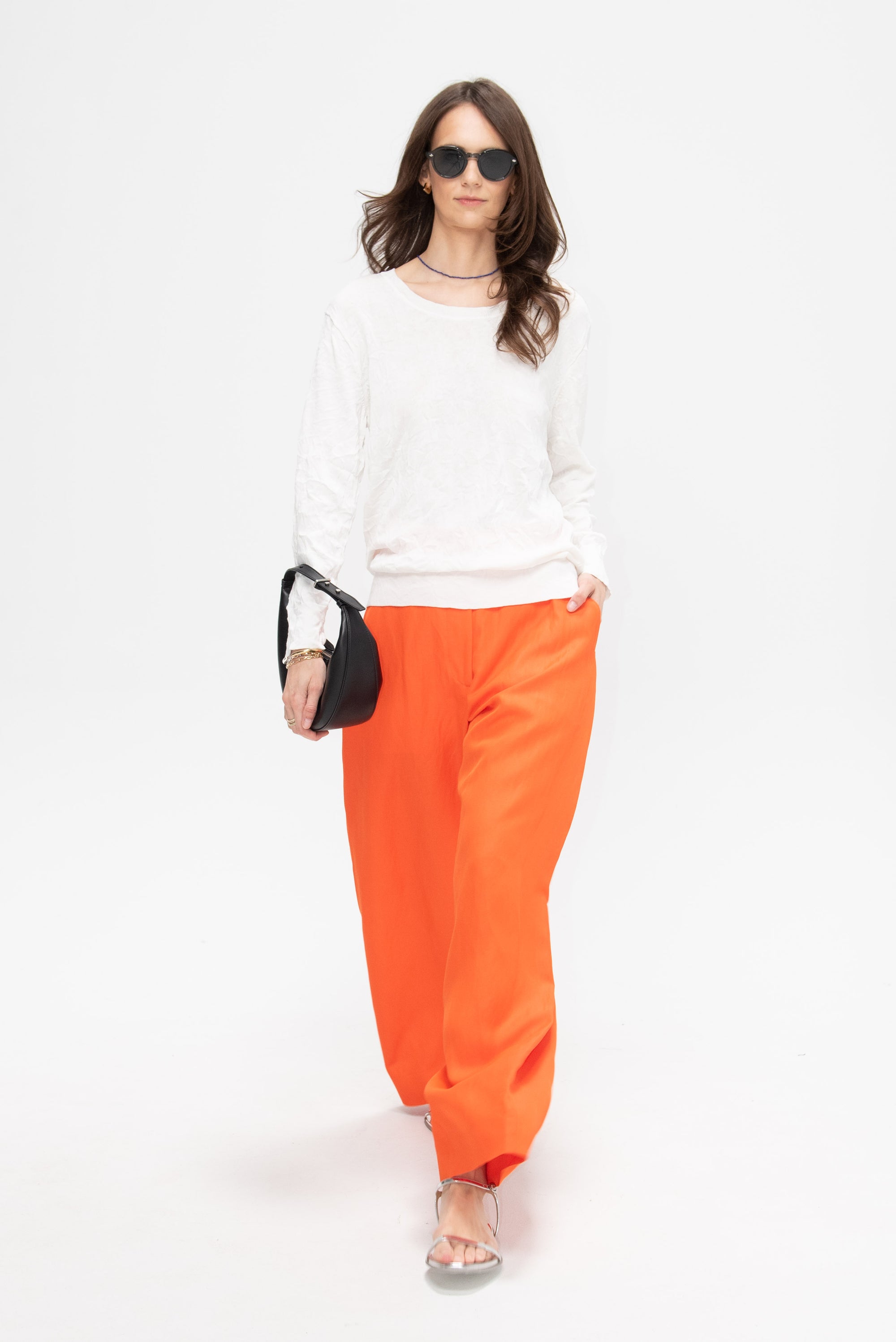 Crinkle Summer Knit Top