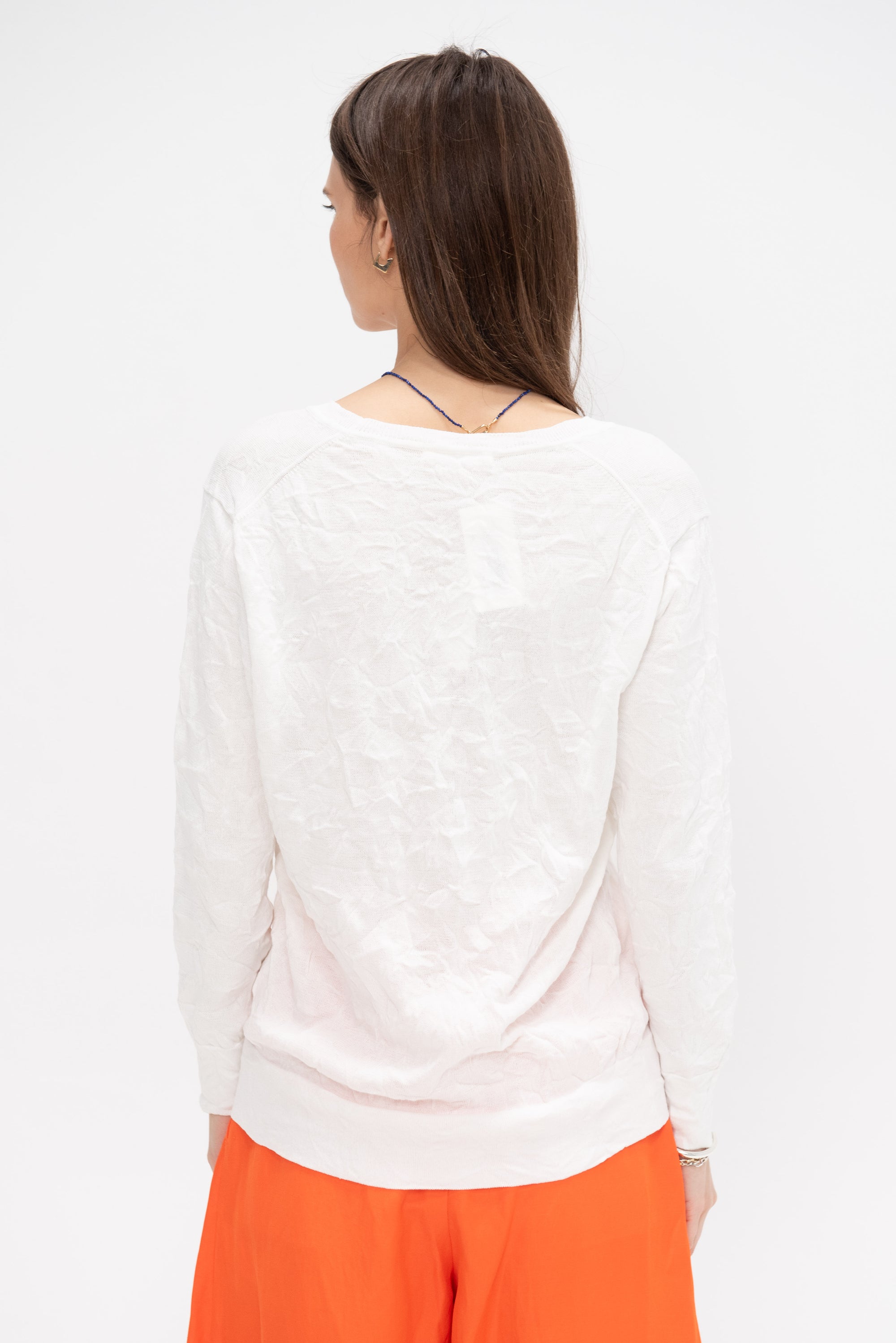 Crinkle Summer Knit Top