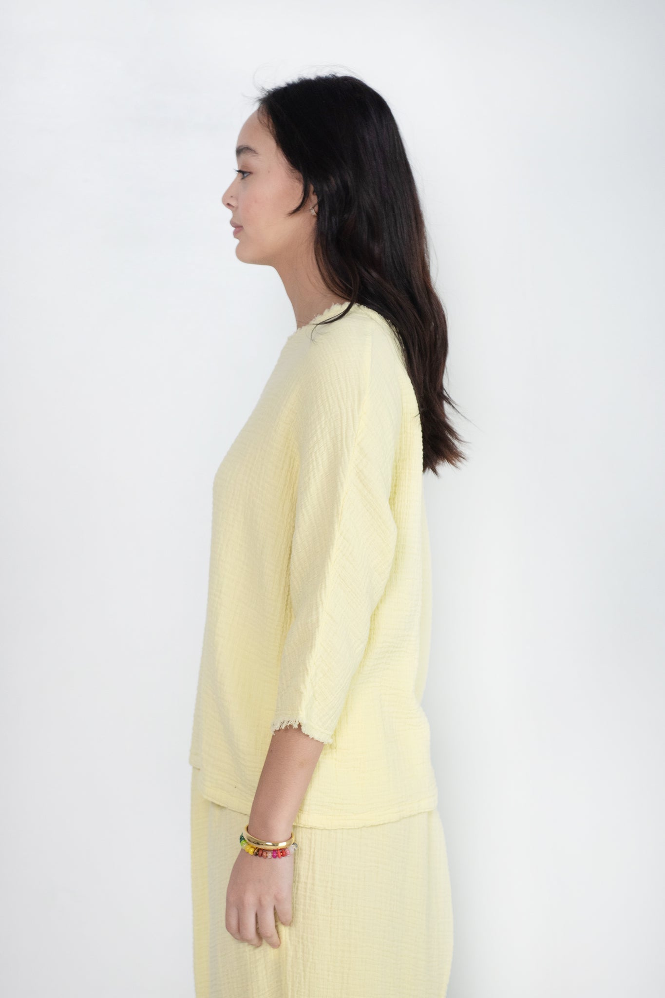 Black Crane - Dolman Top, Lemon