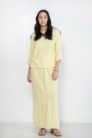Black Crane - Dolman Top, Lemon