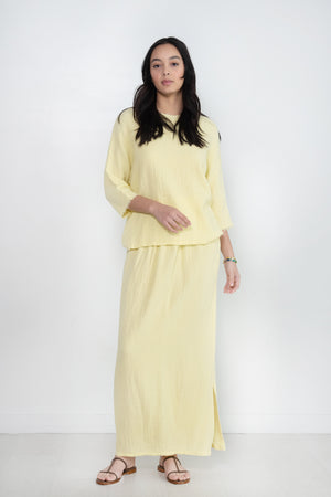 Black Crane - Dolman Top, Lemon