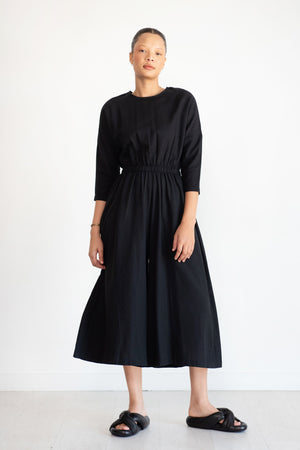 Black Crane - Wide Culotte Jumpsuit, Black