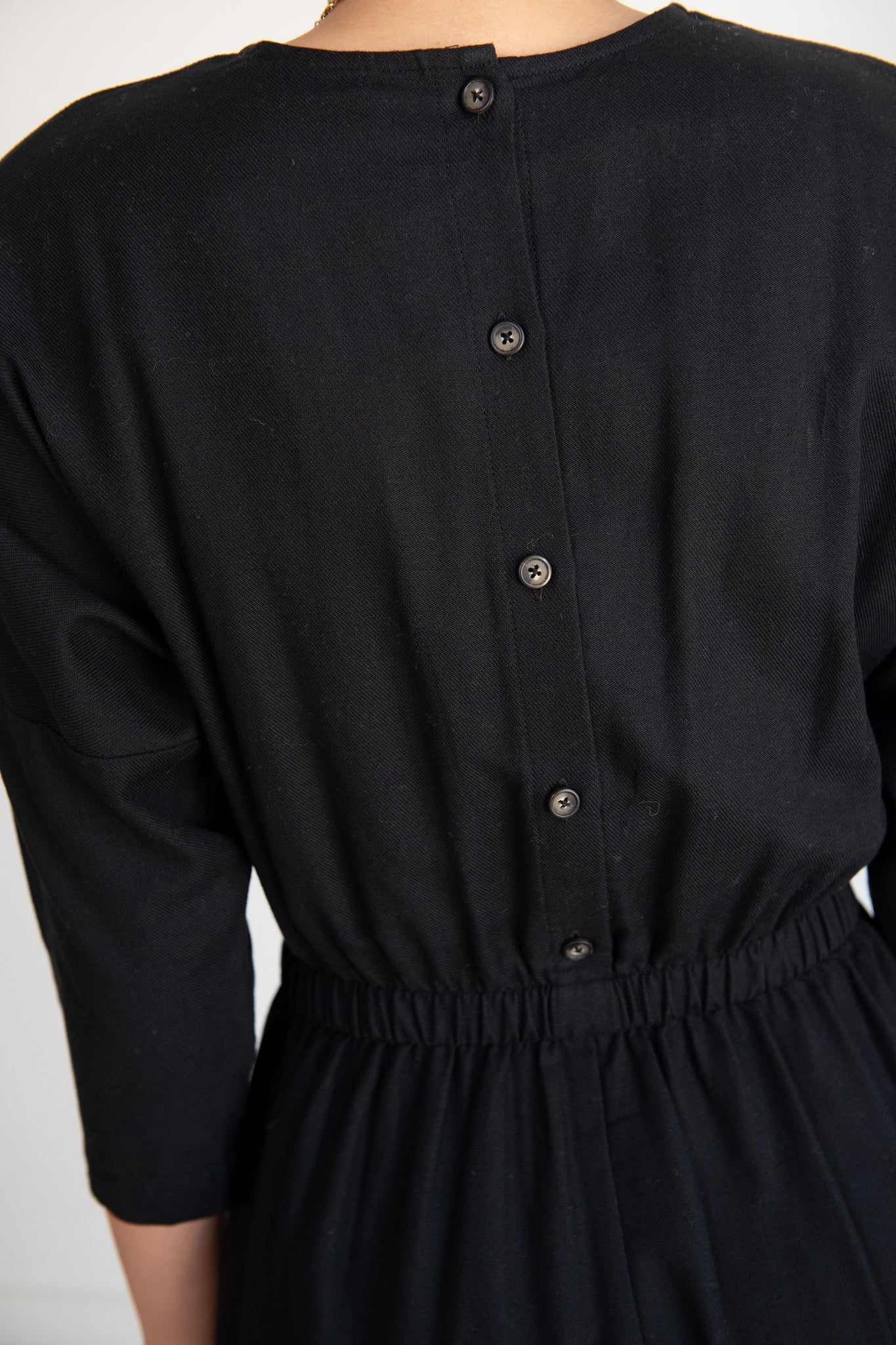 Black Crane - Wide Culotte Jumpsuit, Black