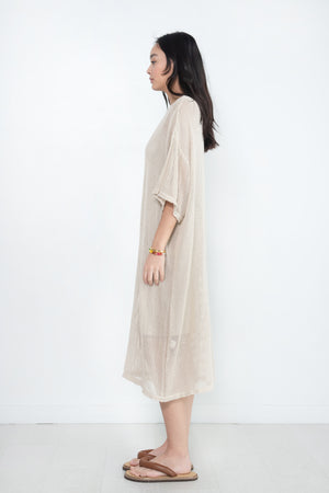 Black Crane - Long Tee Dress, Cloud