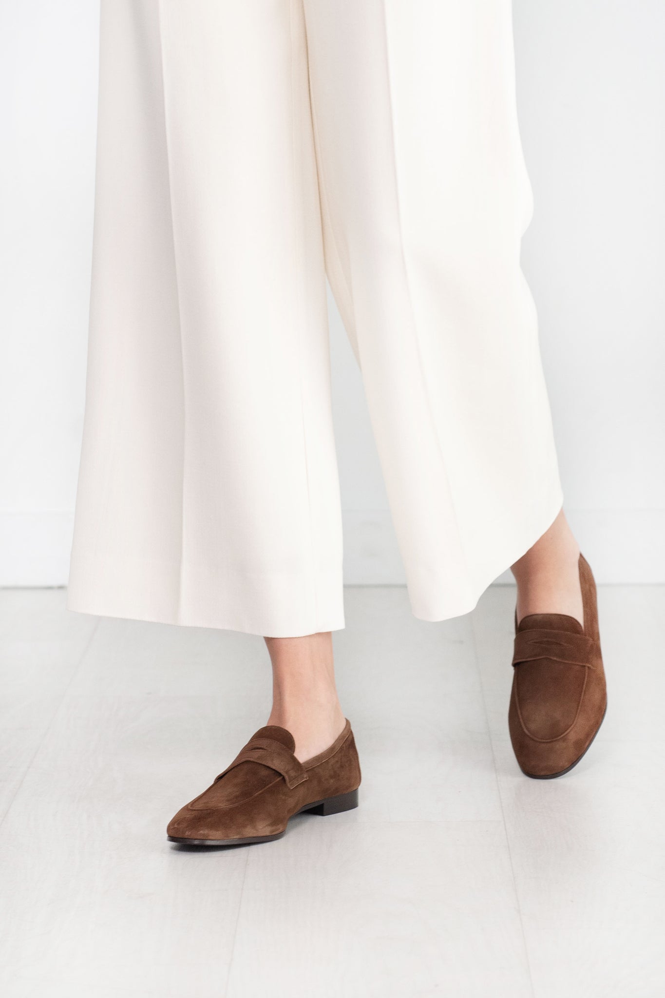 BOUGEOTTE - Suede Flaneur, Maple Brown