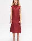 Silk Toile Dress, Ruby