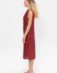 Silk Toile Dress, Ruby