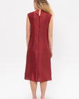 Silk Toile Dress, Ruby