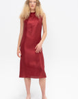 Silk Toile Dress, Ruby