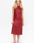 Silk Toile Dress, Ruby