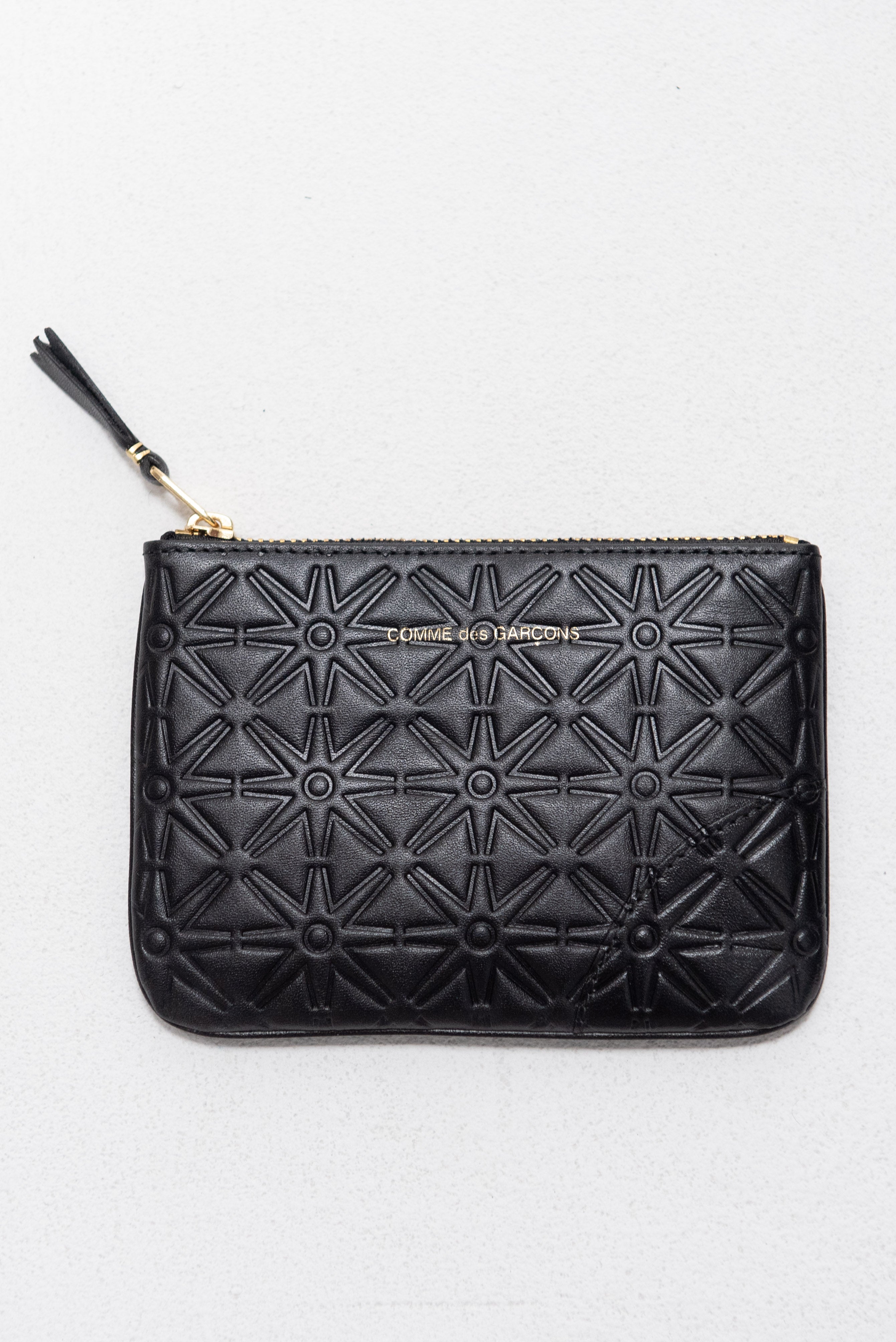 Comme des Garçons Small Embossed Pouch, Green – Kick Pleat Comme des Garçons Small Embossed Pouch, Green – Kick Pleat