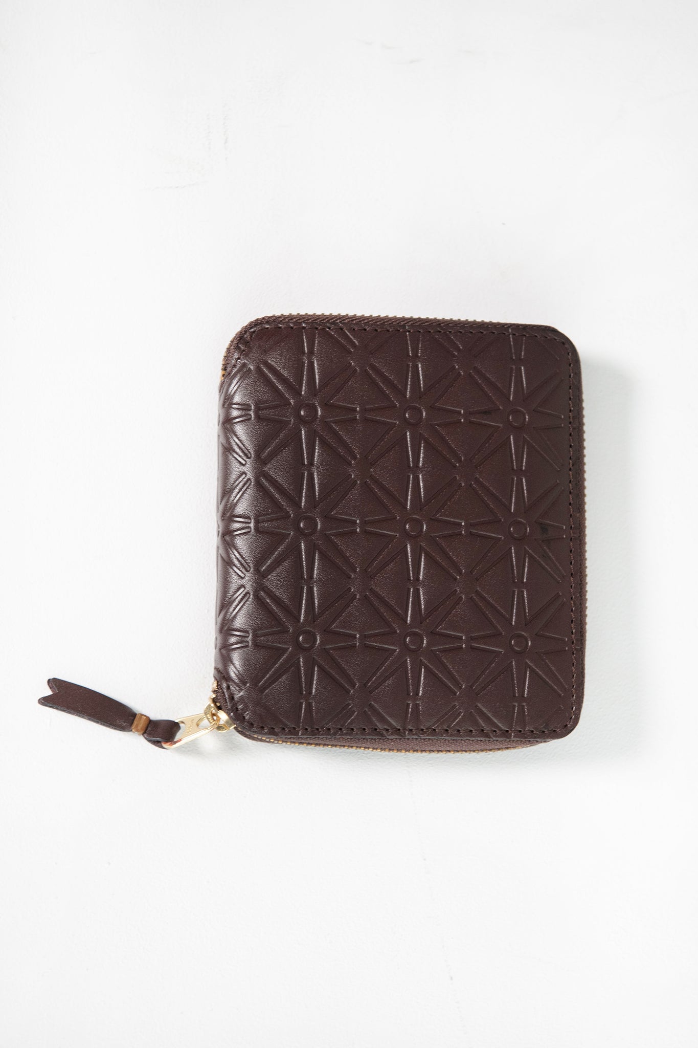 Comme des Garçons - Embossed Leather Wallet, Brown
