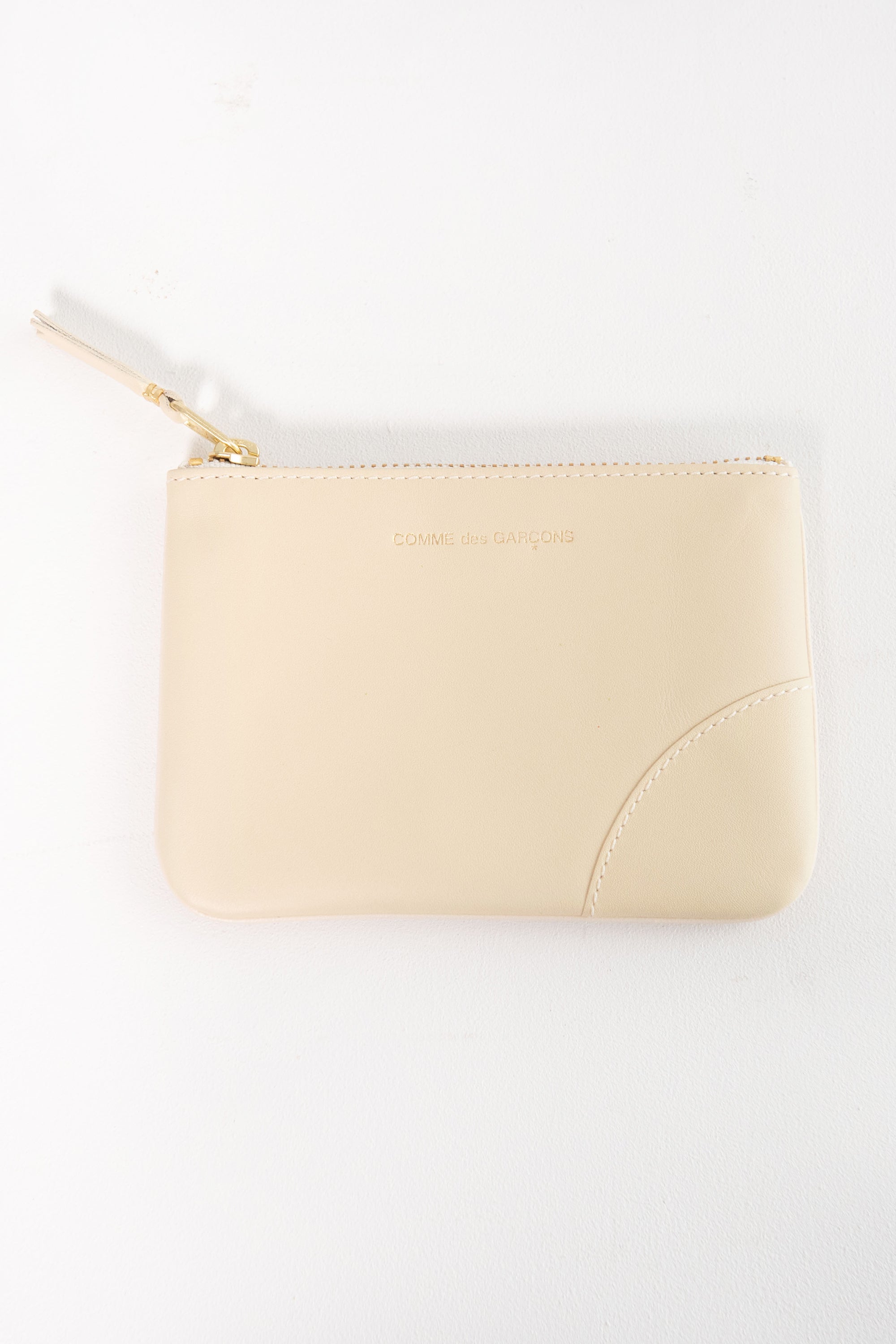 Vintage Cream Leather Purse. Off White Saks Fifth Avenue Handbag. Vint
