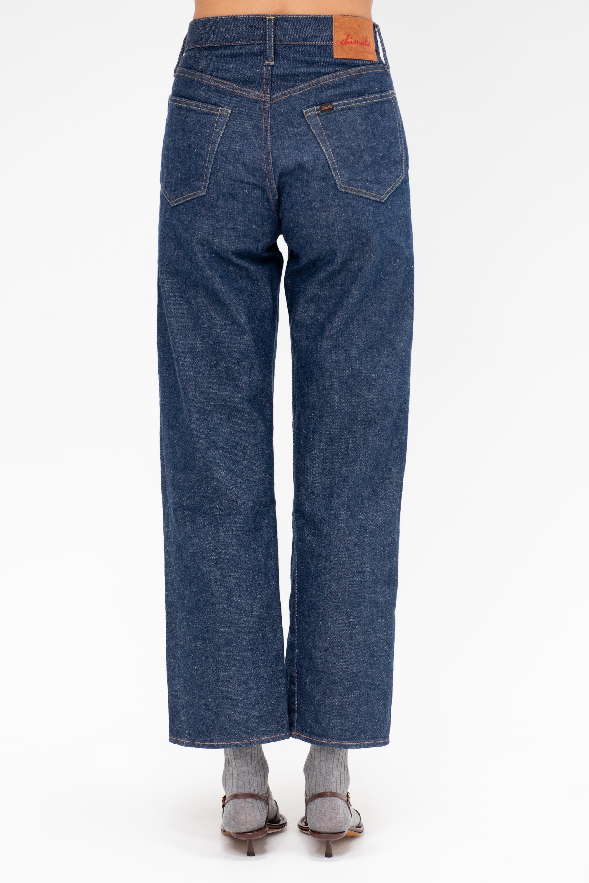 Straight Cut Selvedge Denim, Rinse