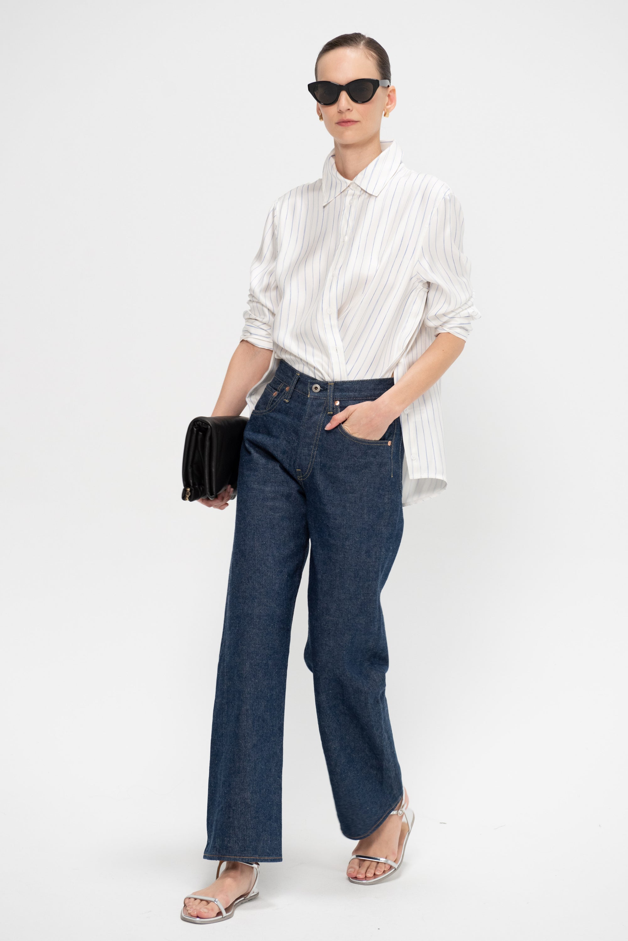 Straight Cut Selvedge Denim, Rinse