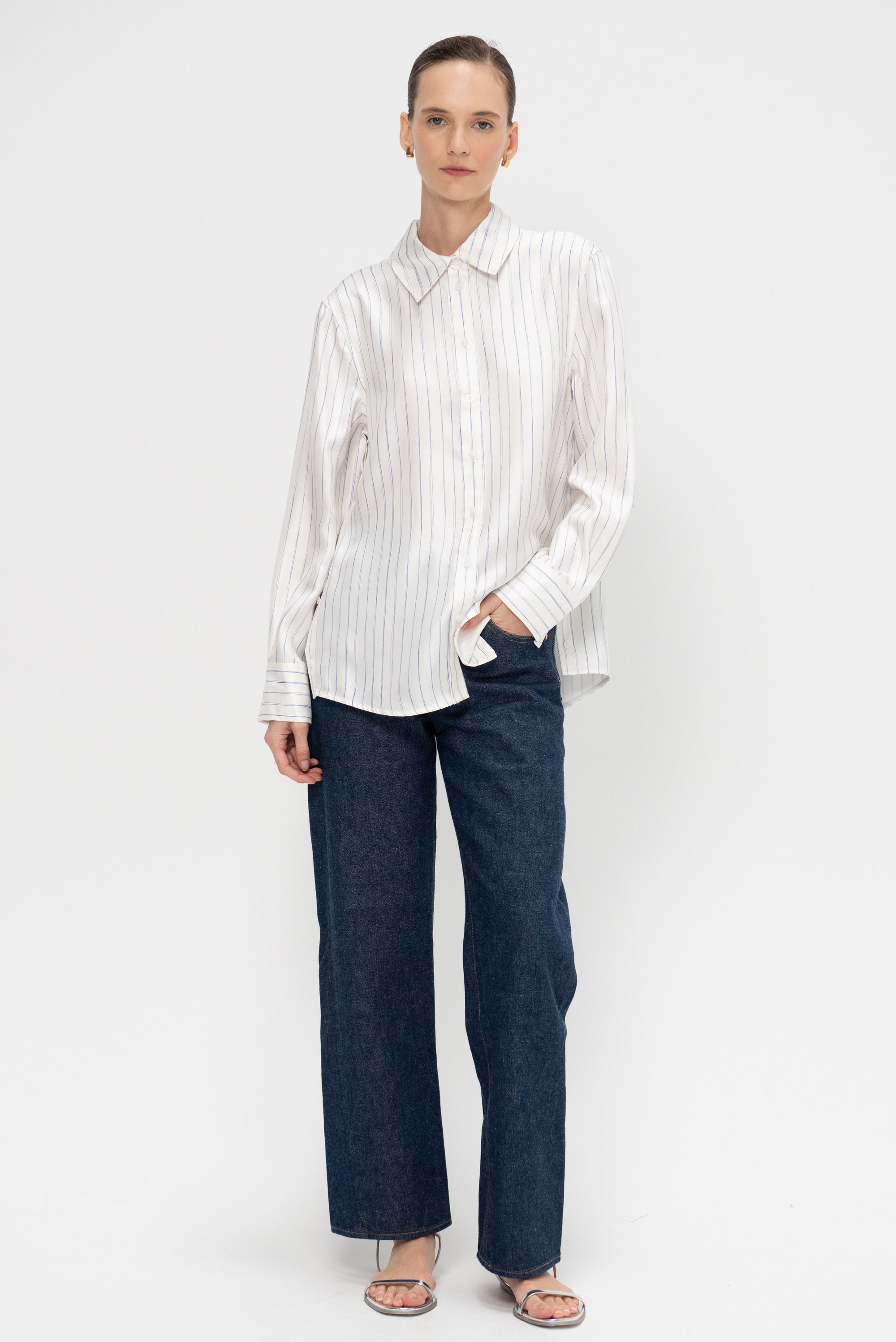 Straight Cut Selvedge Denim, Rinse