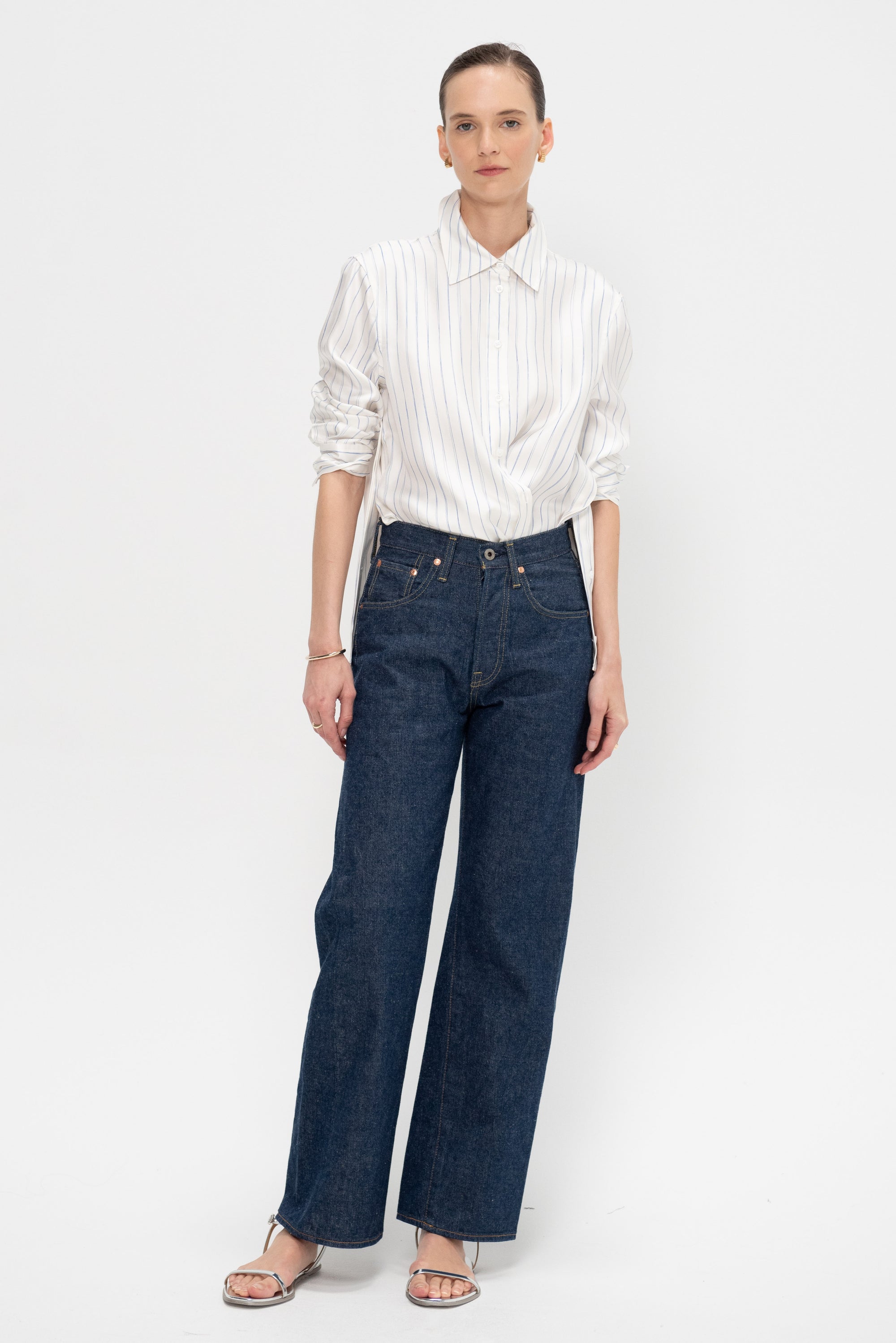 Straight Cut Selvedge Denim, Rinse