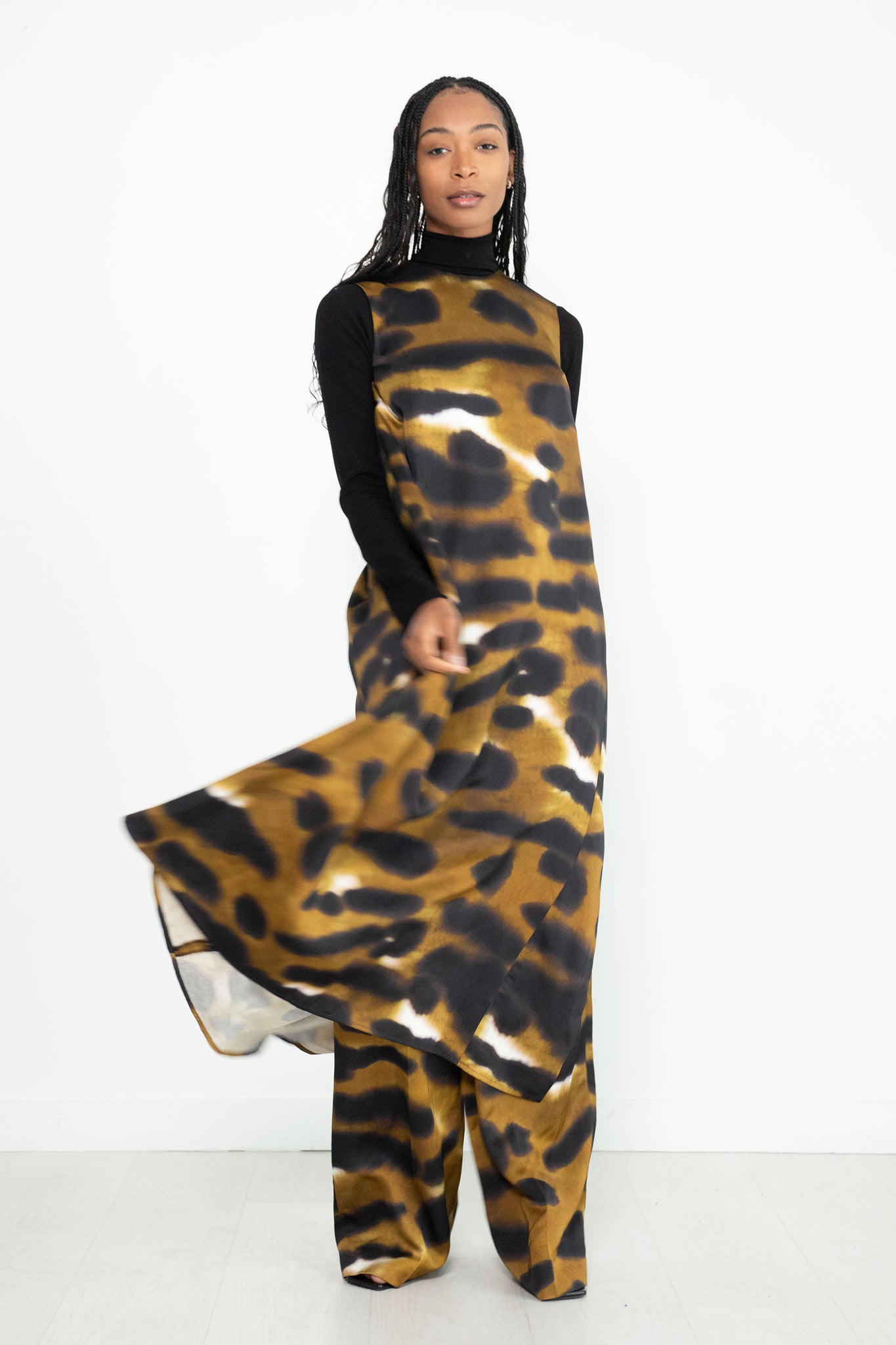 Christian Wijnants - Dala Dress, Camel Tiger