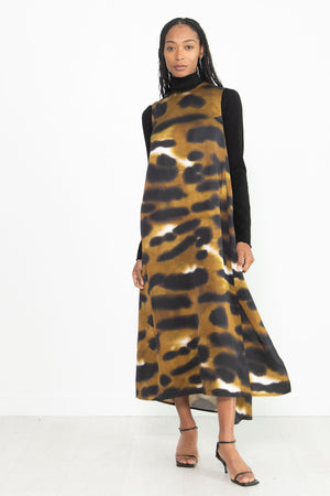 Christian Wijnants - Dala Dress, Camel Tiger