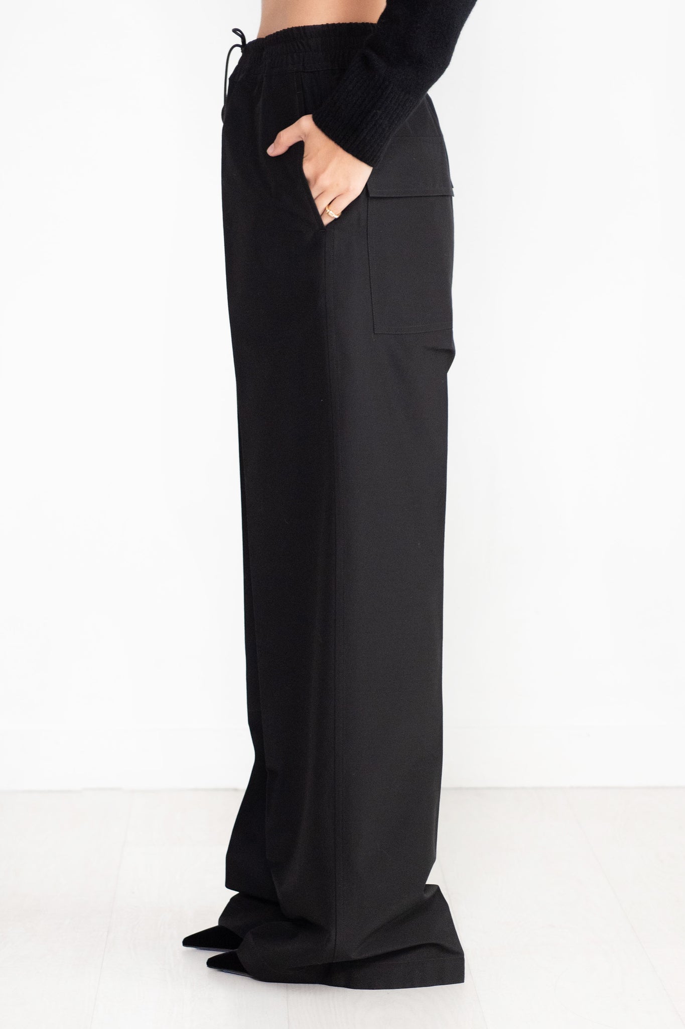 Christian Wijnants - Picai Elastic Waist Trousers, Black