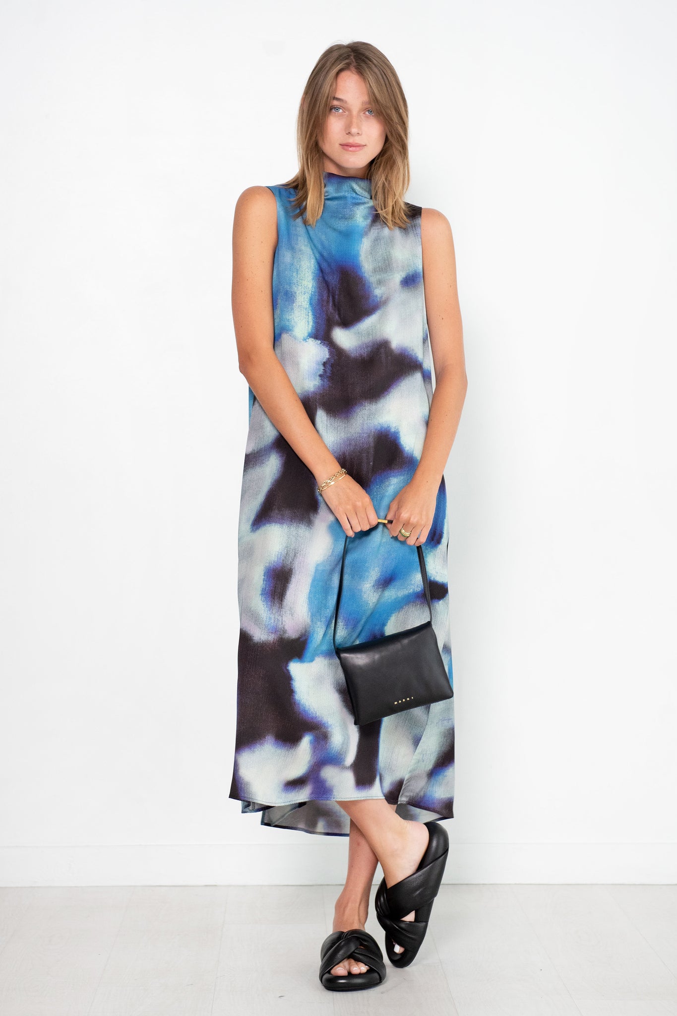 Christian Wijnants - Dressika Sleeveless Dress, Landscape Blue