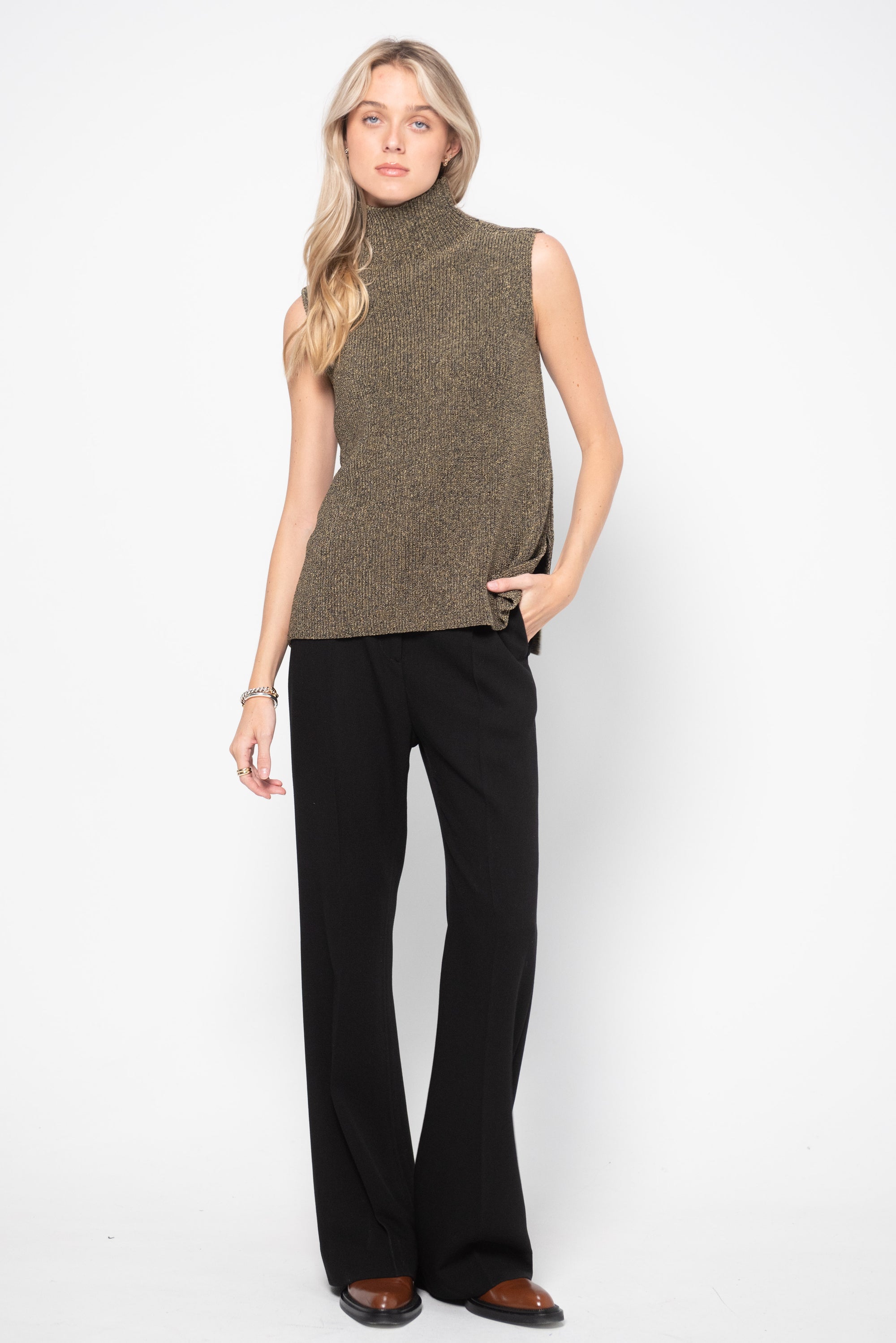 Kari Sweater, Black Gold