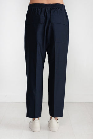 Christian Wijnants - Pilar Cropped Trousers, Dark Navy