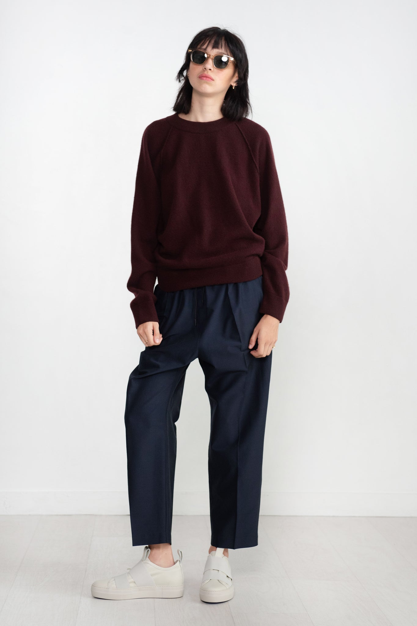 Christian Wijnants - Pilar Cropped Trousers, Dark Navy