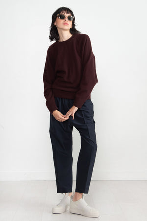 Christian Wijnants - Pilar Cropped Trousers, Dark Navy