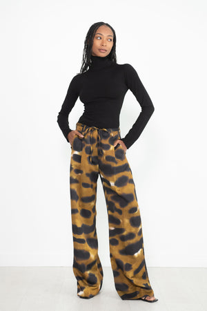 Christian Wijnants - Pamir Drawstring Trouser, Camel Tiger